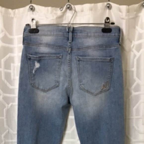 EXPRESS Ltd Ed Boho Stretch Jeans 2/29 waist - Picture 2 of 2